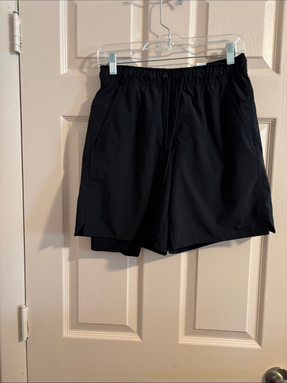 Nike Men’s Black Athletic Shorts with Inner Liner